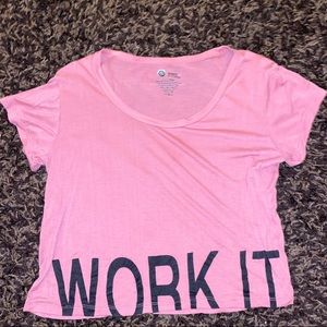 Series-8 Fitness “Work It” Athletic Crop Top
